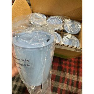 New 6 14oz Travel Coffee Mug (Interior Plastic with Stainless Steel Exterior)